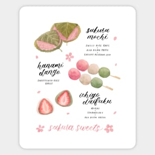 Sakura Sweets Watercolour Magnet